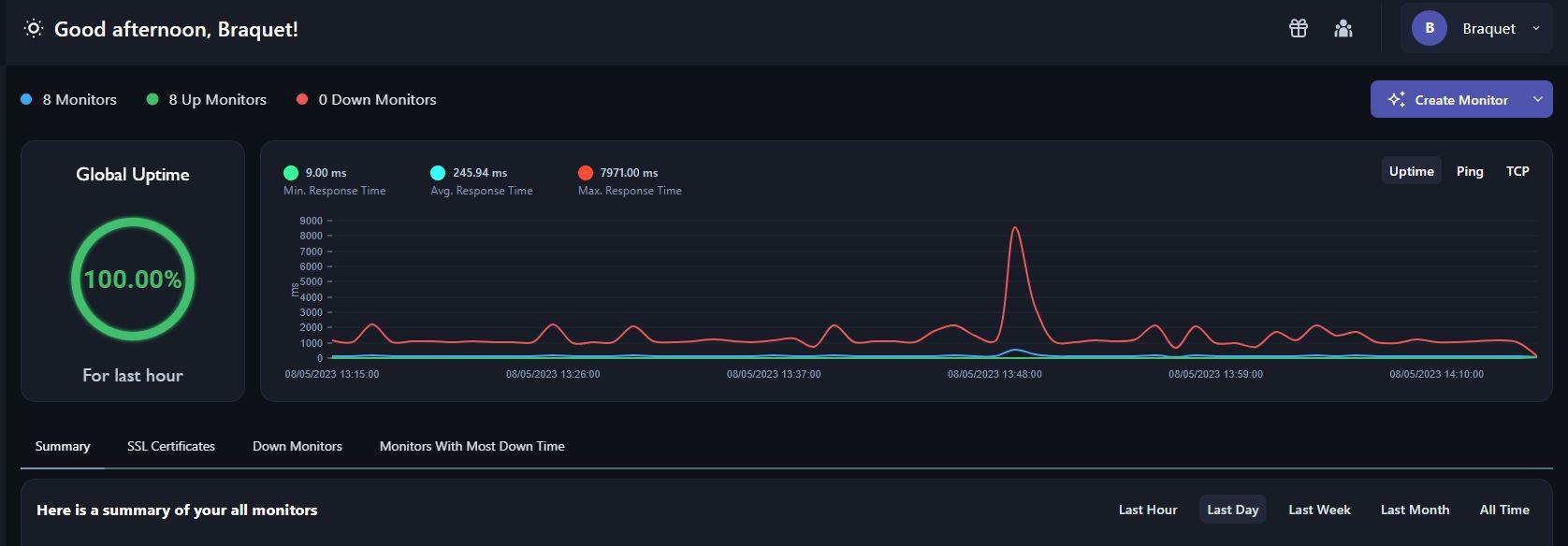 Monitoring de sites web - CLB Consult